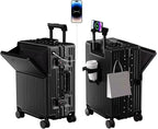 GoCarry Travel Suitcase – USB Charging Trolley with Laptop Compartment