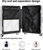 GoCarry Travel Suitcase – USB Charging Trolley with Laptop Compartment