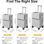 GoCarry Travel Suitcase – USB Charging Trolley with Laptop Compartment